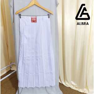 Rok Panjang Rempel Putih Seragam Sekolah SMP SMA Perempuan