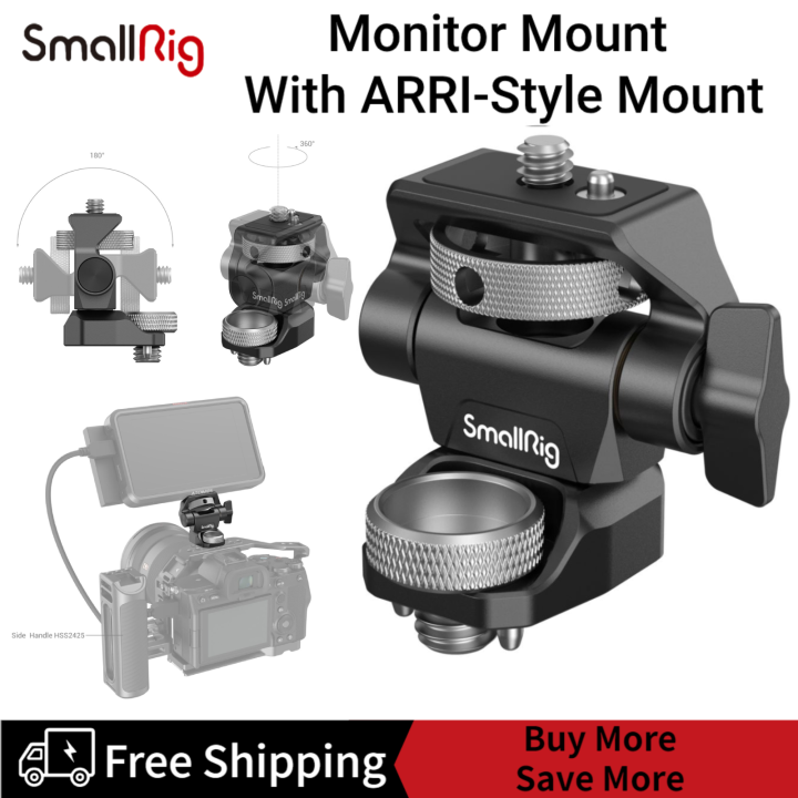 Staffa Di Montaggio Regolabile Per Rotazione E Inclinazione Smallrig Con Montaggio A Vite Stile Posteriore Modello 2903b - Foto 12