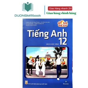 Sách - Tiếng Anh 12 Global Success (SGK+Sách bài tập tự chọn)- bán kèm 1 túi bọc sách nylon 10 chiếc