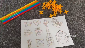 Set Jerami DIY Warna Warni Kreatif Bina Struktur Mainan Pendidikan Kanak Kanak Latih Fokus Dan Imaginasi 150Straws+150Connectors Kids Fun Soft Straw Toys Magic Smart Stick Building Block 宝宝益趣软吸管魔法聪明棒积木构建拼插diy家庭学幼儿童玩具搭建益智 E092