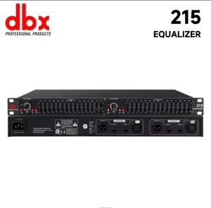 DBX EQ215/EQ231 Equalizer effectively eliminates low noise dual 15-band equalizer suitable for stage performances 1U professional equalizer