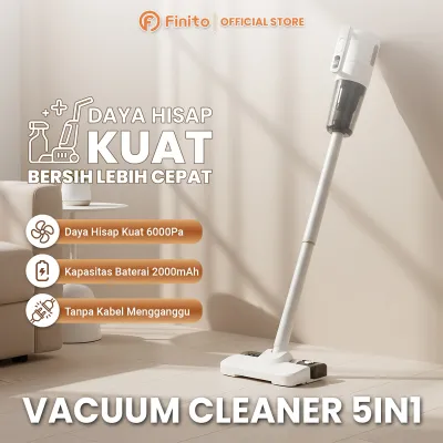 Finito Vacum Cleaner FVC- P05 5 IN 1 Cordless Vacuum Wet Dry Penyedot Debu Untuk Rumah & Mobil