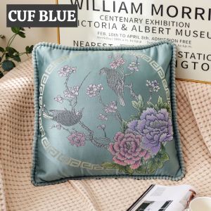 Sarung Bantal Sofa Import Mewah European Moroccan Style Classical l Cushion Pillow Cover Silk Premium 50x50 cm