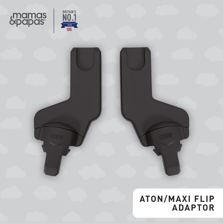 Mamas & Papas Armadillo Aton Car Seat Adaptor - Grey, Converts Stroller To Travel System