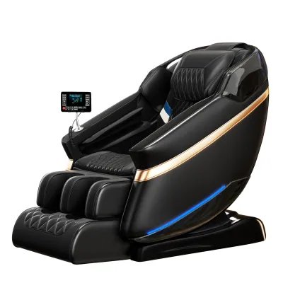 (UK PLUG)Massage Chair for Full Body Zero Gravity with Heat Therapy Zero Gravity Recliner with 5 Auto Modes Foot Massage Bluetooth