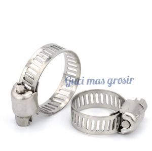 ISI 100PCS Kleman Selang 3/4" Stainless kleman besi kleman stainless klem pipa 3/4"