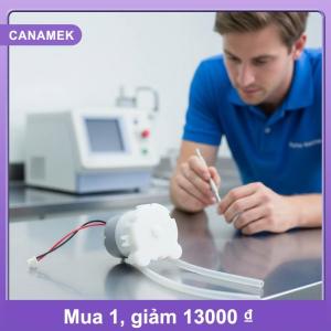 【CANAMEK】 1pcs DC 5V 6V nhỏ 500 kim loại bàn chải hướng động cơ vi nhu động Bơm định lượng nước lỏng bóp bơm cho phòng thí nghiệm bơm lấy mẫu mực
