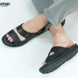 Dép quai ngang  URBAN FOOTPRINT MS2406 cho nam màu đen 100% chính hãng bảo hành 03 tháng với lỗi nhà sản xuất