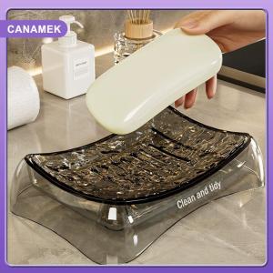 【CANAMEK】 Soap Rack Drainage Soap Tray Bathroom Storage Rack Bathroom Draining Soap Case Soap Holder