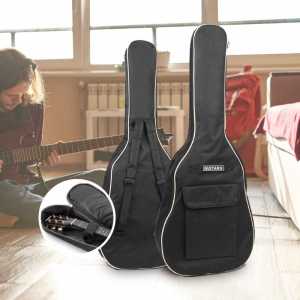 Tas Gitar Akustik Oxford Padded Guitar Case Double Strap Waterproof