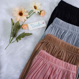 Daniella's Fashion Pleated Light Wide Leg Square Pants