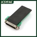 JCSYFAC D-SUB DB25ปลั๊ก25Pin ตัวผู้อะแดปเตอร์ขั้วต่อบัดกรี. 
