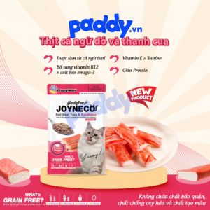 Pate Mèo Joyneco CattyMan Cá Tươi Giàu Dinh Dưỡng 60g