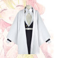 Anime Demon Slayer Kimetsu No Yaiba Kanroji Mitsuri Cosplay Costume For Women Kimono Dress Full Sets Pink Double Ponytail Wig. 