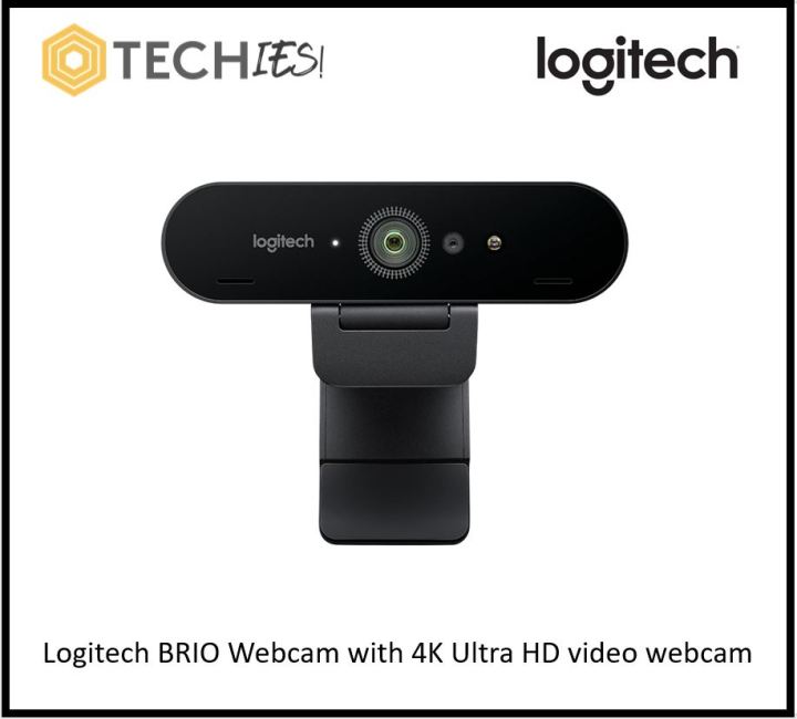 Logitech BRIO Webcam with 4K Ultra HD video webcam with HDR