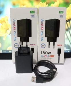 Charger OPP FIND X6 PRO 5G 180W SUPER VOOC Support Fast Charging