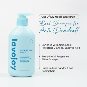 LAVOJOY Shampoo 300ml - Conditioner 300ml - So So So Smooth | Hair We Bloom | Out of My Head - Mengatasi Ketombe - Rambut Rontok - Ken Herbal