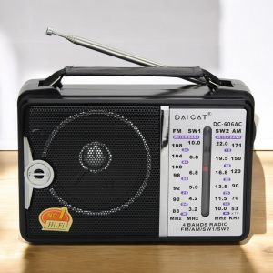 Đài Radio DAICAT DC-606AC Cassette FM Âm Thanh To Rõ Nét Bắt Sóng Cơ Dễ Dùng