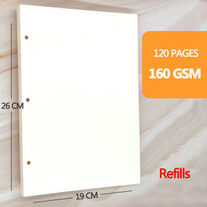 Loose leaf sketchbook Replacable refill Notebook blank page for drawing