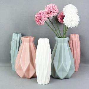 European Vase Decor Minimalist Vase Flower ArrangementLotus Leaf Mouth Modern Flower Vase Elegant Vase for Home Table & Room Decoration