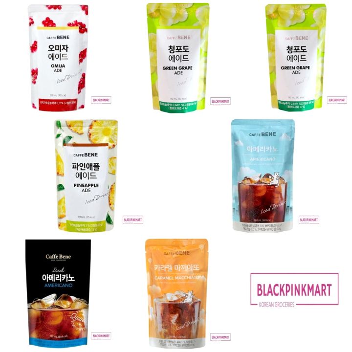 KOREAN POUCH DRINK CAFE BENE 190ML