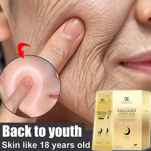 Moisturizing Anti-Wrinkle Tightening Anti-aging Face Mask Collagen Sleeping Mask Hydrating Moisturizing Whitening Translucent Hydrogel Smooth and Tender Skin