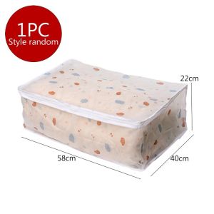 【XZxinzhan】Quilt Clothes Storage Bag Big Capacity Duvet Blanket Sorting Bags Dustproof Closet Under-Bed Storage Moisture Proof Organizer