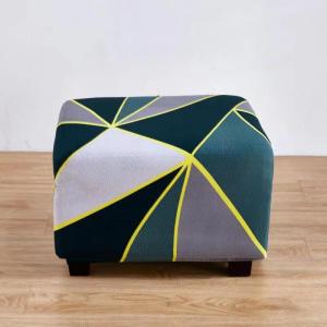 【 Buy 1 Take 1 】Stretch polyester home hotel universal footstool cover chair cover all-inclusive dust cover cover fabric color/solid color