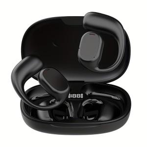 Fon Kepala Lekap Telinga Terbuka Tanpa Wayar - Fon Kepala Sukan Berkualiti Tinggi untuk Berbasikal Kereta Permainan Esports Muzik Berlari Riadah dan Hiburan SeaSpark