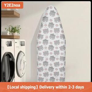 【Local shipping】 Durable Ironing Board Cloth Heat Resistant Decorative Ironing Board Cover With Floral Animals Design Universal Laundry Supplies