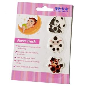 Forehead Fever Stickers Temperature Sticker Thermometer Strips for Baby Care Fever Track Strips Parents Good Helper