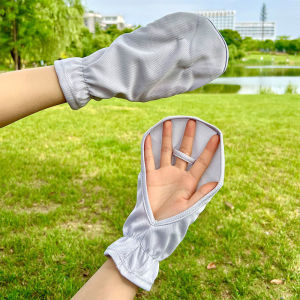 🔥🔥Roman Holiday Summer Sun-proof Breathable Gloves Anti-UV Exposed Finger Gloves Outdoor Cycling Thin Gloves