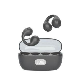 Mezone TWS T18 Air Bone Conduction 5.3 Bluetooth Earphones Wireless Headphones TWS Earclip Design LED Earbuds Ear Hook Sports Headset with Mic