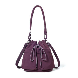 New cross-border drawstring design lulu Bucket bag is lightweight and versatile a casual and simple large-capacity crossbody bag for women