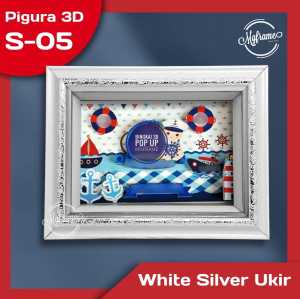 BINGKAI FRAME PIGURA POPUP 3D SCRAPBOOK MAHAR S05/20X30 kedalaman 4cm