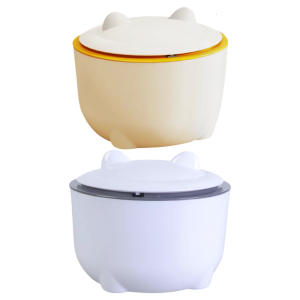 Multifunctional Cats Waste Garbage Can with Enclosed Design Press Lid Great for Odor Control in Cats Friendly Home