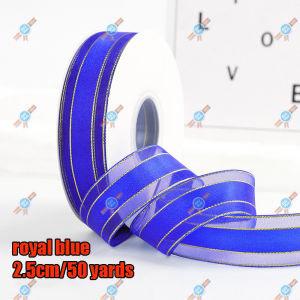 45m/roll gold ribbon wedding decoration holiday celebration gift packaging hadmade DIY crafts GARLAN