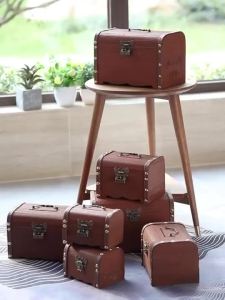 【Ship in 24H】Wooden Piggy Bank Safe Money Savings with Lock Wood Carving Handmade Legendary Treasure Chest 儿童 存钱罐 储钱罐 C12