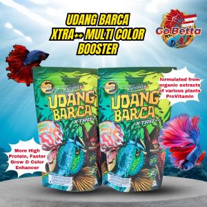 🇸🇬 GOBETTA UDANG BARCA XTRA++ SHRIMP BARCA XTRA++ – Multi-Color Booster Pellet Feed for Fish & Reptiles Over 20 CM – Optimize Color Mutations for Channa & Large Fish – Ready Stock in SG | SG Seller | Premium Fish Food