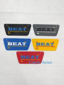 Mudflap BEAT KARBU ASLI KARET TEBAL Penahan Lumpur spakbor kolong Pelindung MEsin dinamo starter Aksesoris Variasi Bukan Kulit Jeruk / Plastik Anti Ciprat