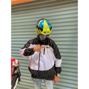 Áo khoác KYT nam nữ vải dù 2 lớp dày dặn thoáng mát phối khoá kéo cao cấp phong cách trẻ trung sang trọng SHOP HH_STOREE