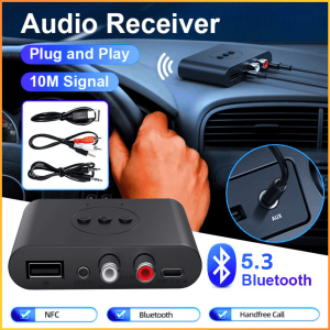 COD TaffSTUDIO Bluetooth 5.3 Receiver Adapter Audio Wireless NFC Jack 3.5mm Stereo Music BLS-B21