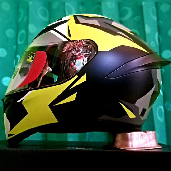AGV K1 ジョアン・ミル MIR 2018 | サイズ：L AGV K1 Joan Mir 2018 Motorcycle Helmet Yellow/Black SM
