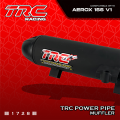 TRC Racing Power Pipe Yamaha Aerox v1 v2 Muffler Exhaust with Removable Silencer 1728. 