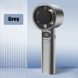 Turbo Fan 120 Speeds Adjustment Portable Mini Fan LED Digital Display USB Rechargeable Handheld Fan Kipas Kecil