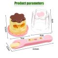 Strawberry pudding, doll feeding toys, realistic pudding food sets, cartoon souvenirs, children's pretend-play gifts. 
