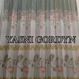 Vitrase motif Bunga teratai Abu// Daleman gorden Blackout mewah// Tirai siang indah di lihat// Lapisan gordeng jendela