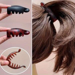 Banana Hair Clip High Ponytail Vertical Banana Clips Grips Hair Clip Fashion Hairpin Women Accessory