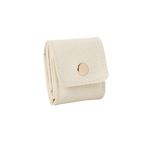 Organizer Compact and Portable Metal Snap Fastener Jewelry Box Scratch-resistant Mini Size