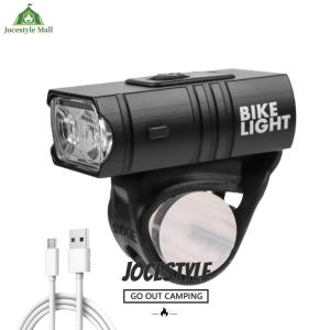 [Jocestyle Mall]ไฟจักรยาน LED 10W 800LM 6 โหมด USB ชาร์จไฟหน้า MTB